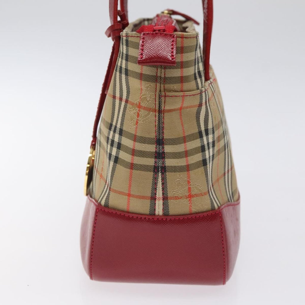 Burberry Nova Check Handbag Nova Check Canvas And Leather Beige Canvas Handbag (Authentic  )