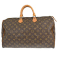 Louis Vuitton Speedy Handbag Monogram Canvas Brown Canvas Handbag ( )
