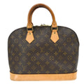 Louis Vuitton Alma Handbag Monogram Canvas Brown Canvas Handbag ( )