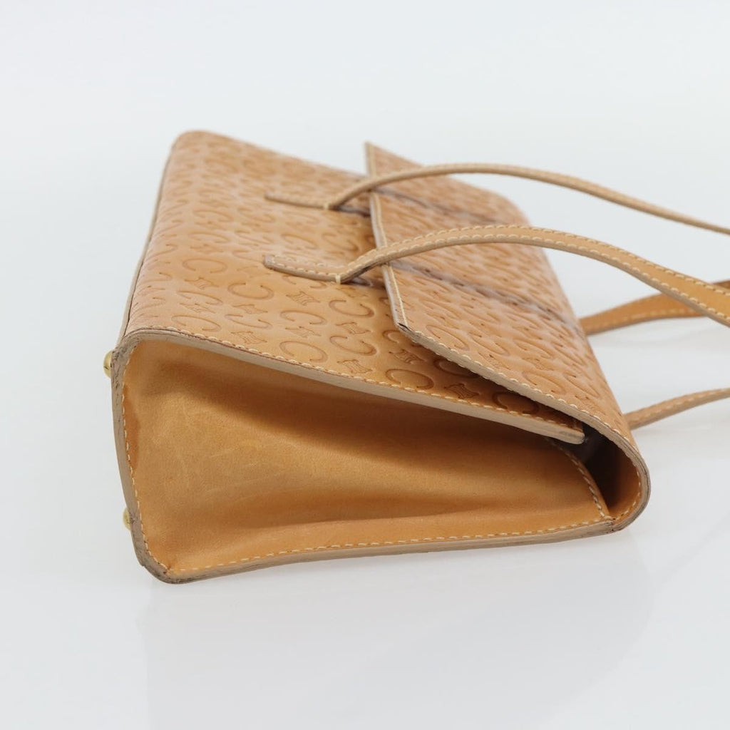 Celine C Macadam Handbag Canvas Beige Canvas Handbag ( )