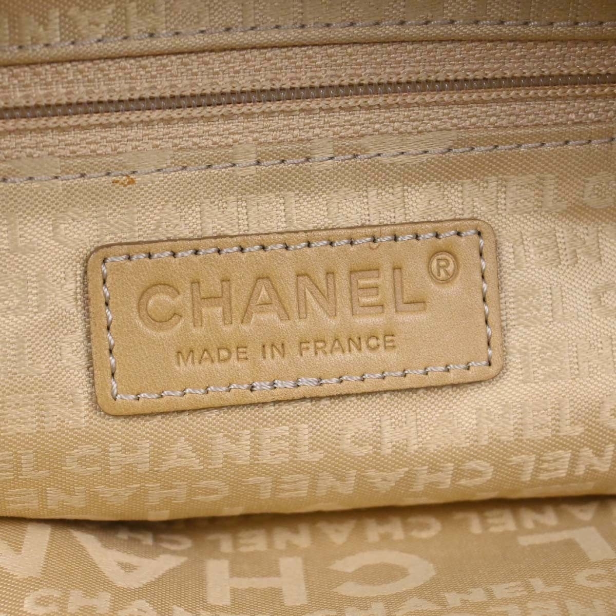 Chanel Cc Bowler Leather Black Leather Handbag (Authentic  )
