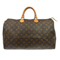 Louis Vuitton Speedy Handbag Monogram Canvas Brown Canvas Handbag ( )
