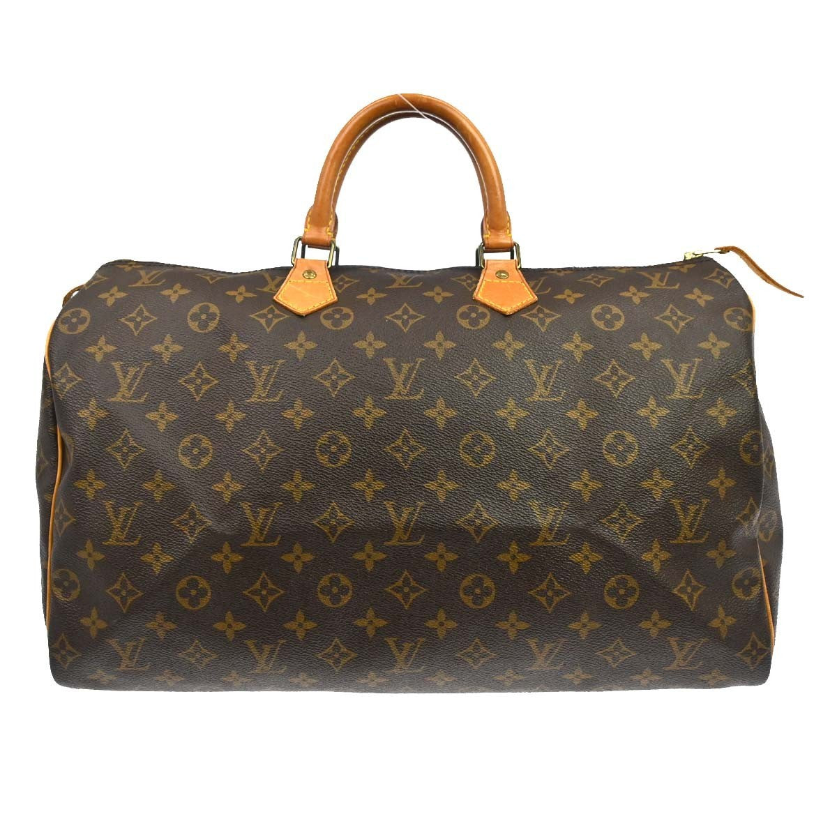 Louis Vuitton Speedy Handbag Monogram Canvas Brown Canvas Handbag ( )