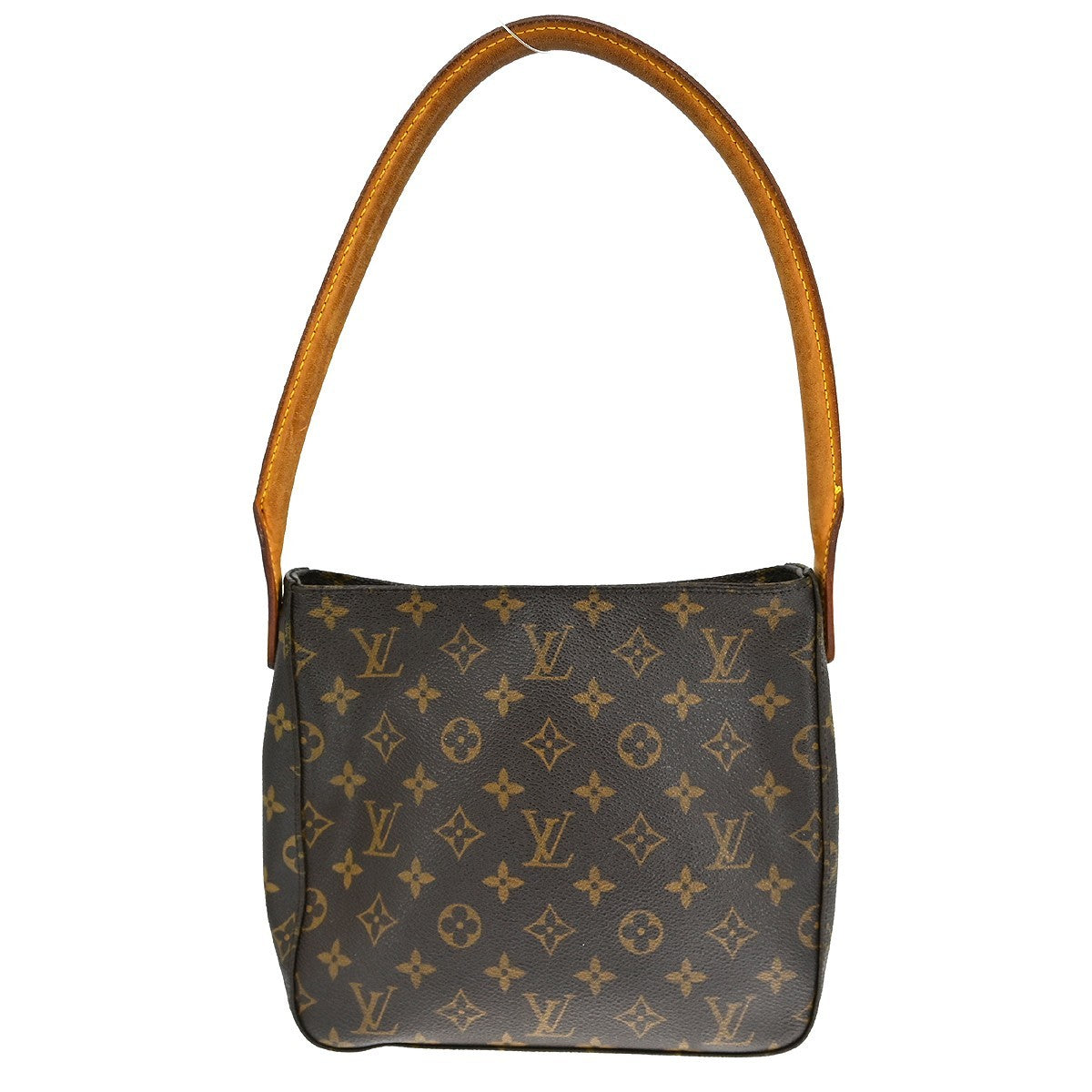 Louis Vuitton Monogram Looping Handbag Monogram Canvas Brown Canvas Handbag (Authentic  )