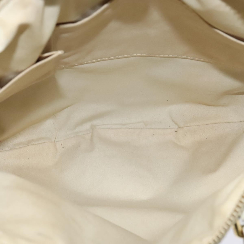 Louis Vuitton Marina Handbag Mini Lin Croisette Beige Canvas Handbag (Authentic  )