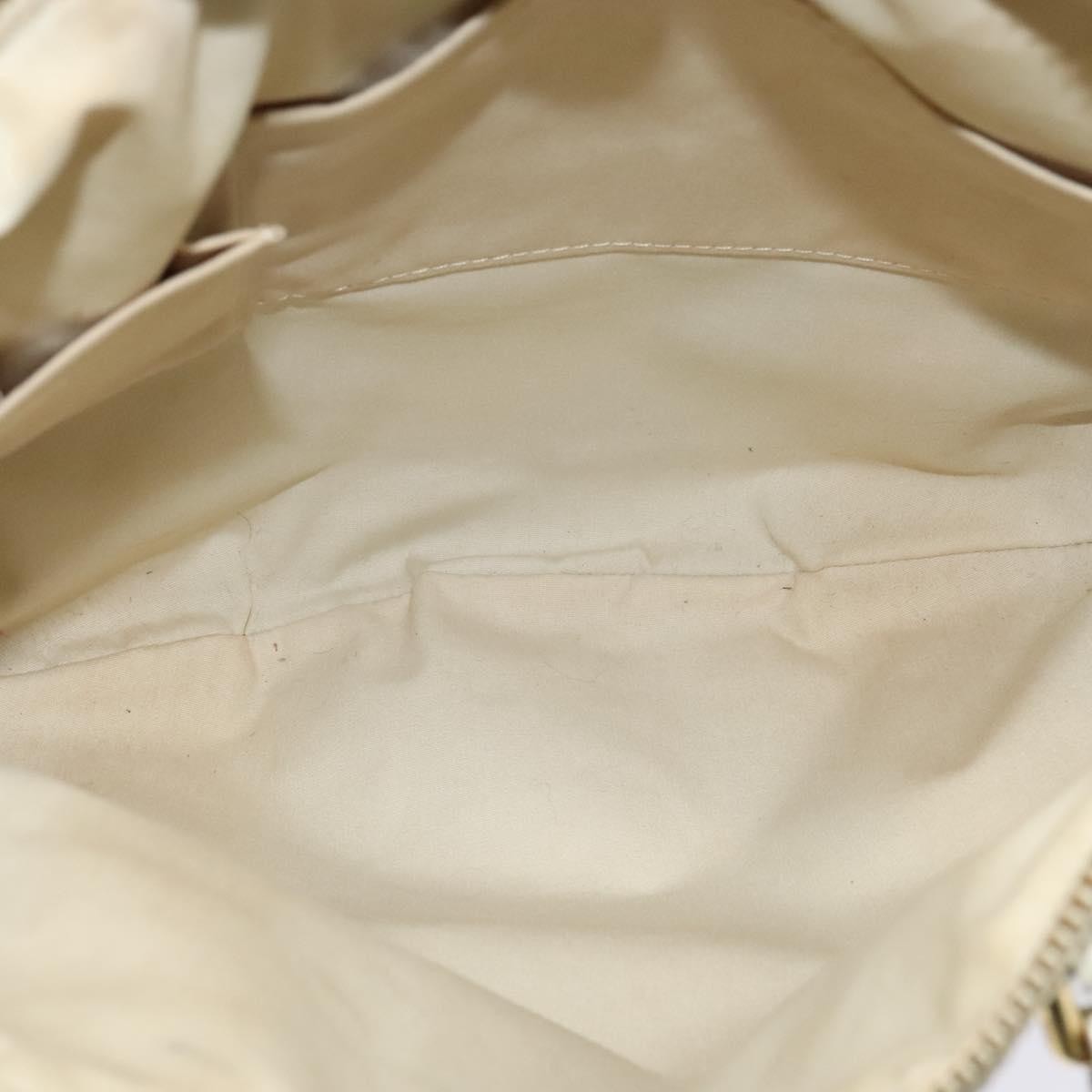 Louis Vuitton Marina Handbag Mini Lin Croisette Beige Canvas Handbag (Authentic  )