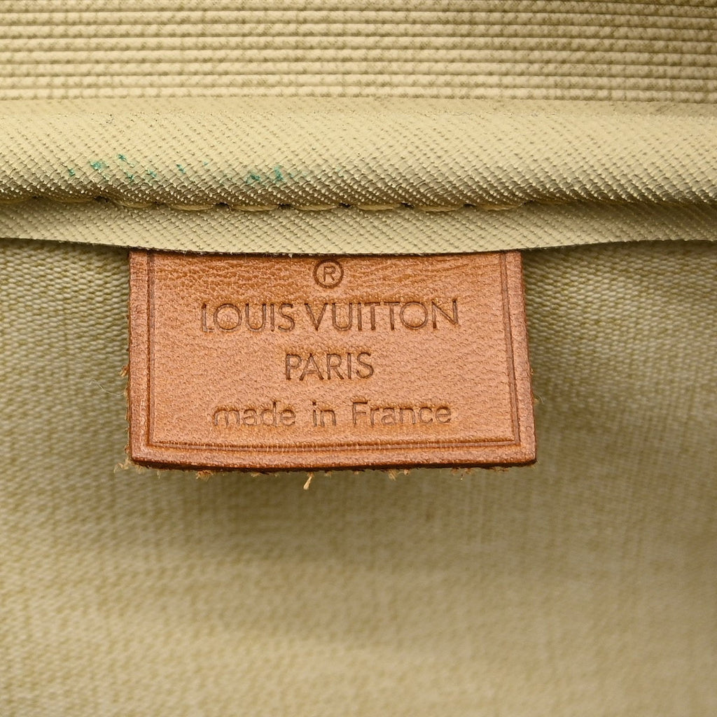 Louis Vuitton Deauville Handbag Monogram Canvas Brown Canvas Handbag (Authentic  )