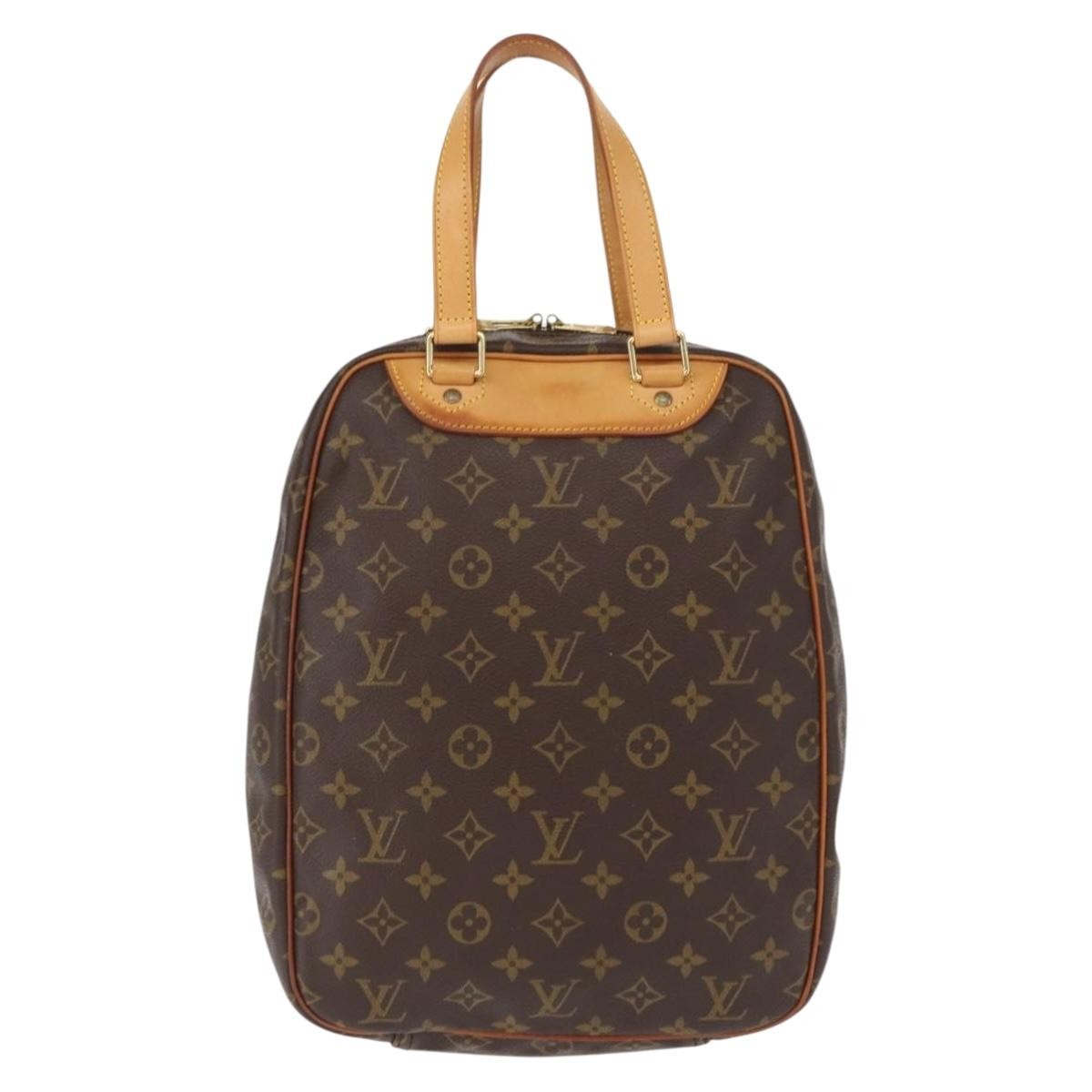 Louis Vuitton Excursion Handbag Monogram Canvas Brown Canvas Handbag (Authentic  )