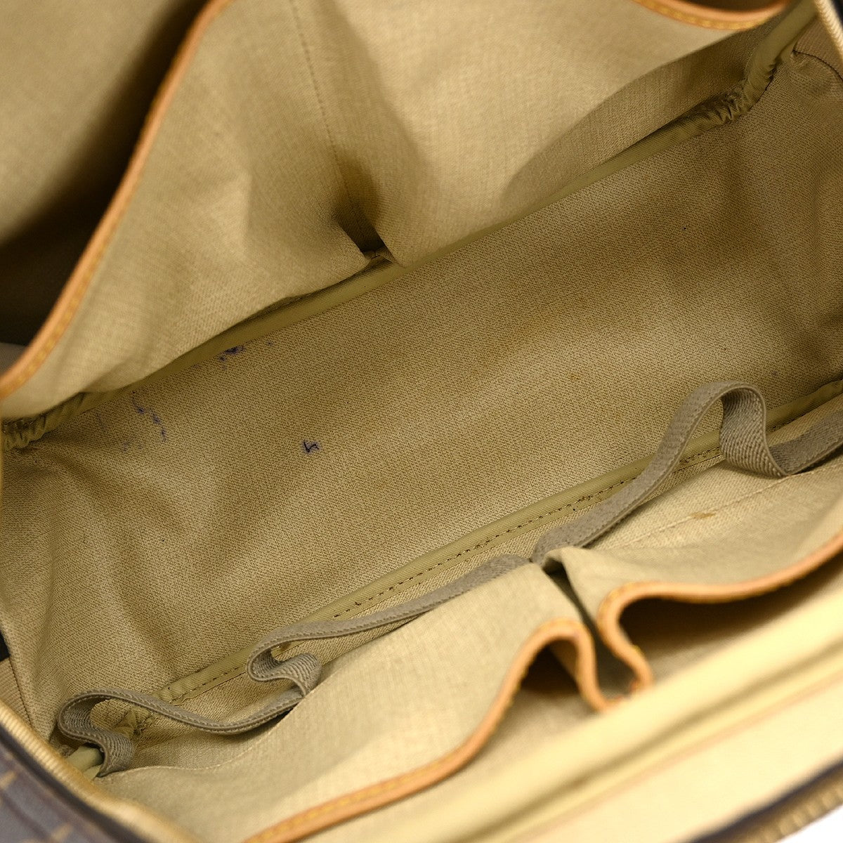 Louis Vuitton Deauville Handbag Monogram Canvas Brown Canvas Handbag ( )
