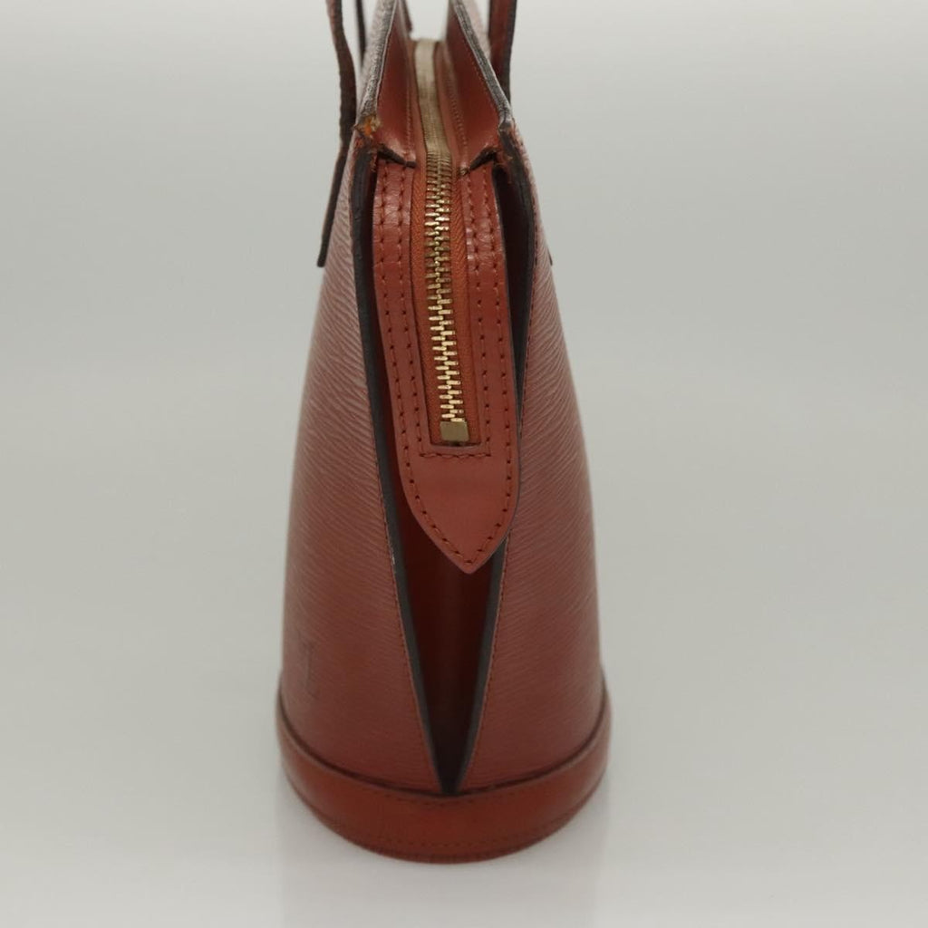 Louis Vuitton Saint Jacques Handbag Epi Leather Brown Leather Handbag (Authentic  )