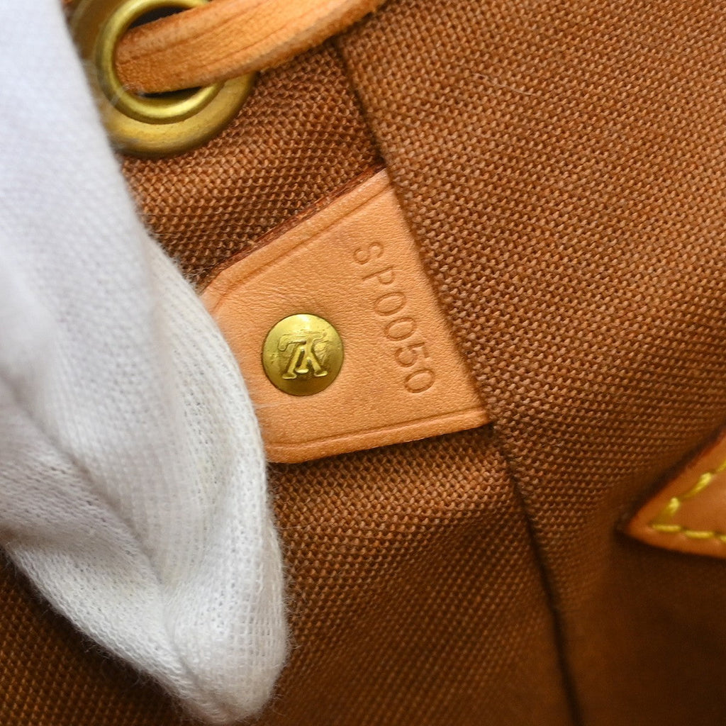 Louis Vuitton Vintage Montsouris Backpack Monogram Canvas Brown Canvas Backpack Bag ( )