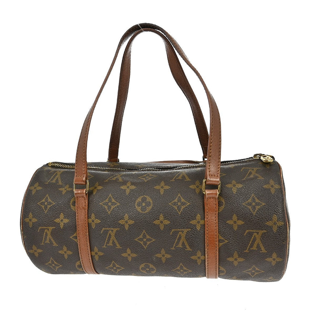 Louis Vuitton Papillon Handbag Monogram Canvas Brown Canvas Handbag ( )