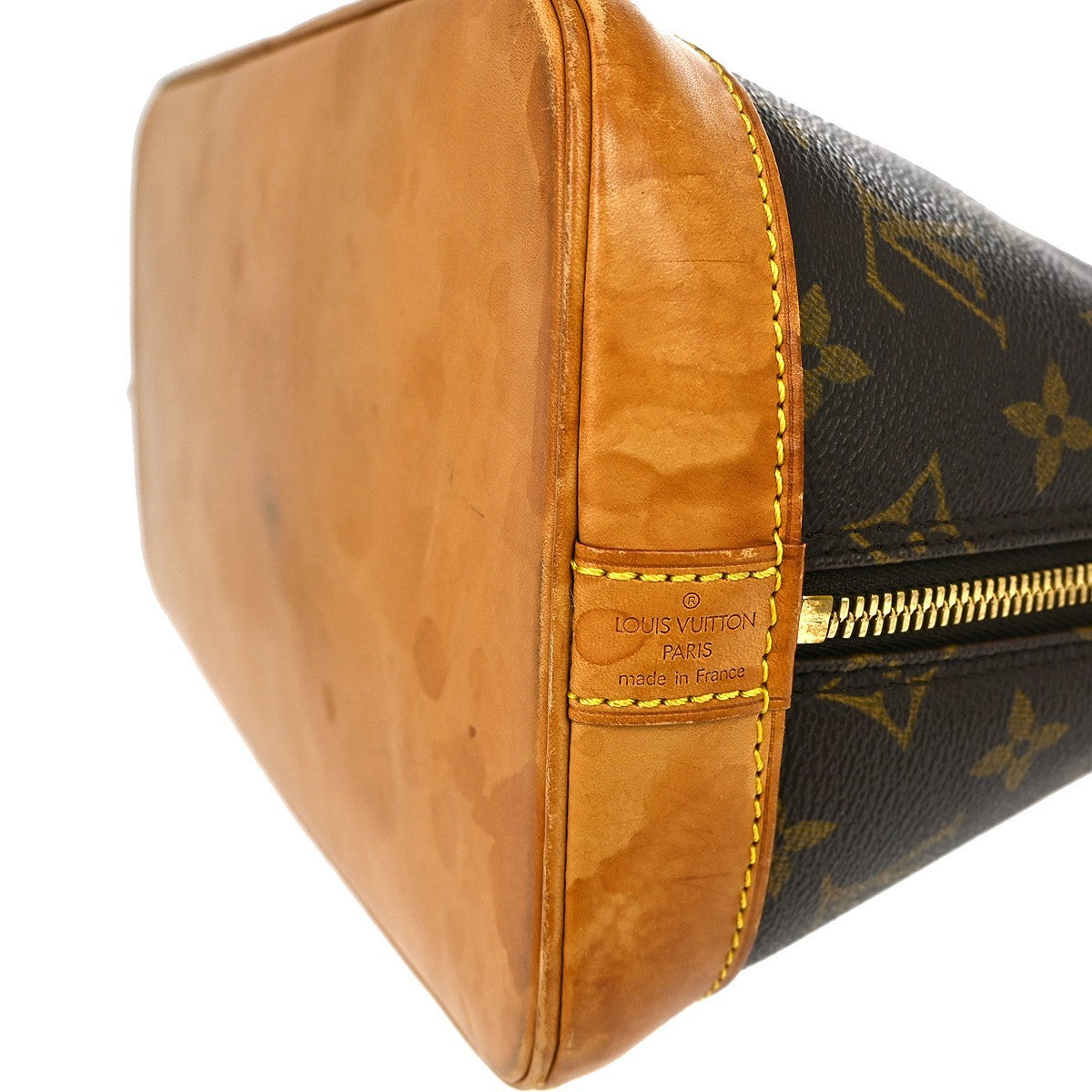 Louis Vuitton Alma Handbag Monogram Canvas Brown Canvas Handbag ( )
