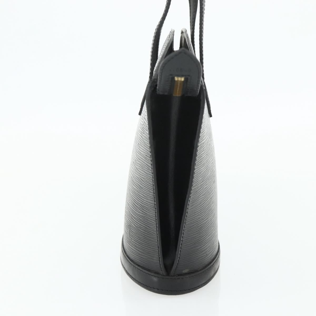 Louis Vuitton Saint Jacques Handbag Epi Leather Black Leather Handbag ( )