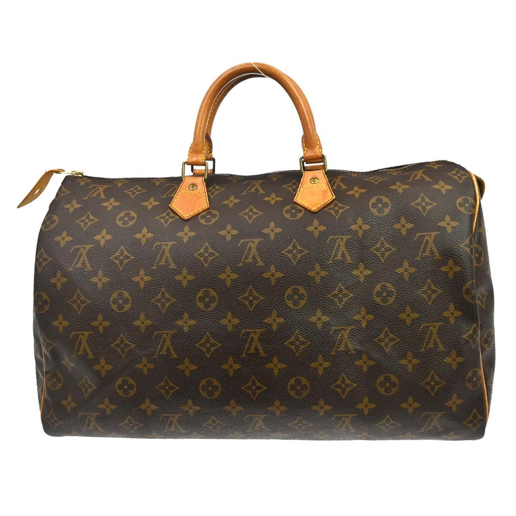 Louis Vuitton Speedy Handbag Monogram Canvas Brown Canvas Handbag ( )