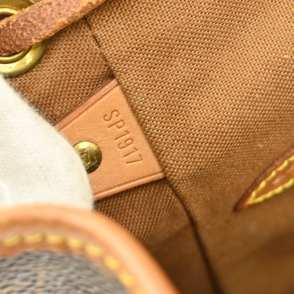 Louis Vuitton Montsouris Backpack Monogram Canvas Brown Canvas Backpack Bag ( )