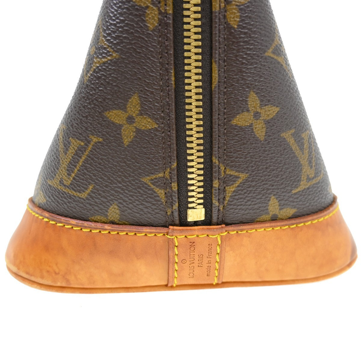 Louis Vuitton Alma Handbag Monogram Canvas Brown Canvas Handbag ( )