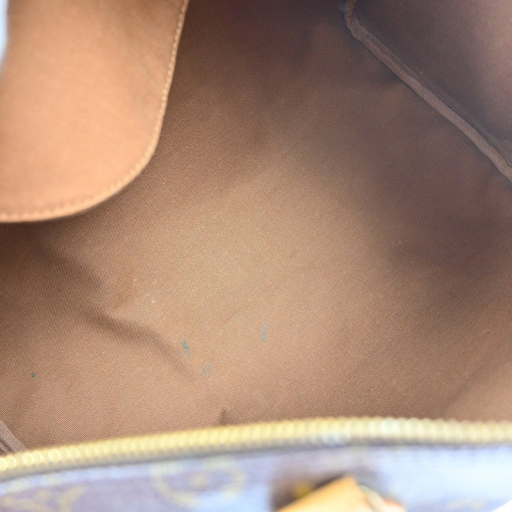 Louis Vuitton Speedy Handbag Monogram Canvas Brown Canvas Handbag ( )