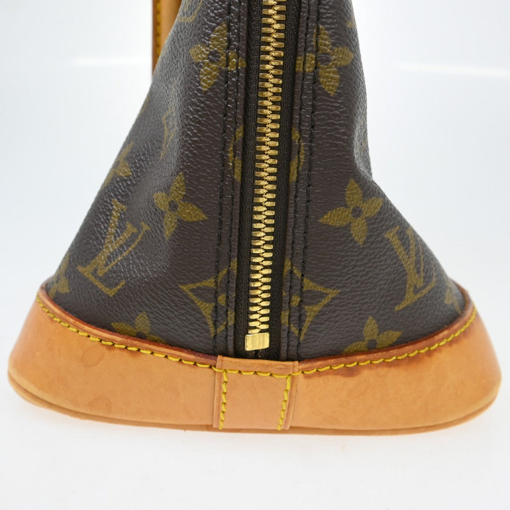 Louis Vuitton Alma Handbag Monogram Canvas Brown Canvas Handbag ( )
