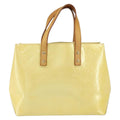 Louis Vuitton Reade Handbag Monogram Vernis Yellow Patent_Leather Handbag (Authentic  )