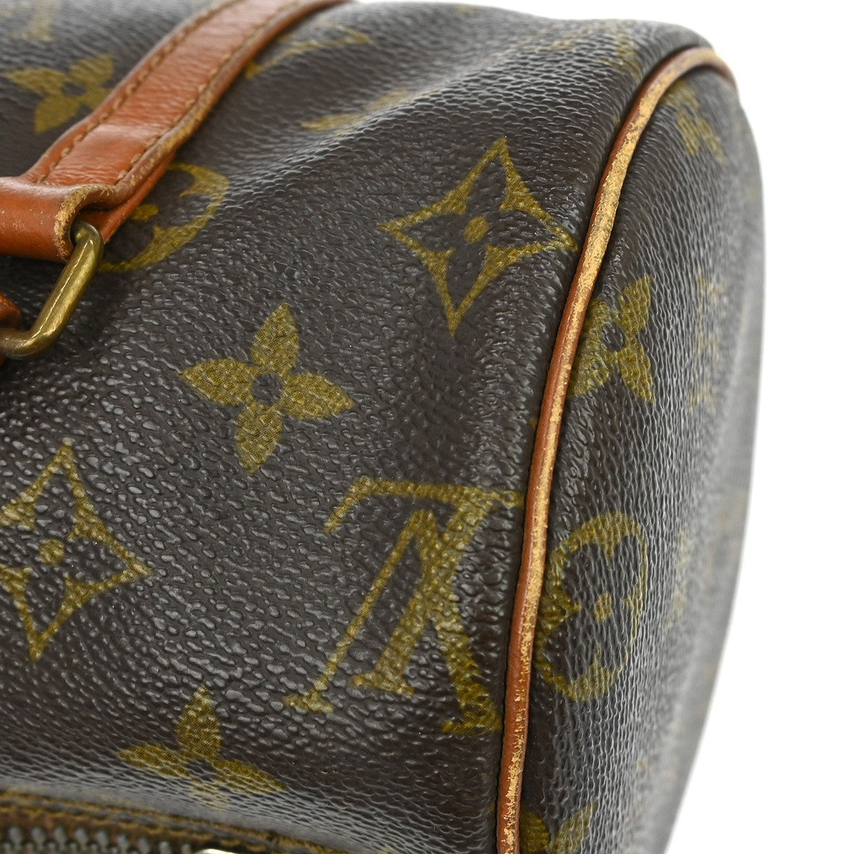 Louis Vuitton Papillon Handbag Monogram Canvas Brown Canvas Handbag ( )