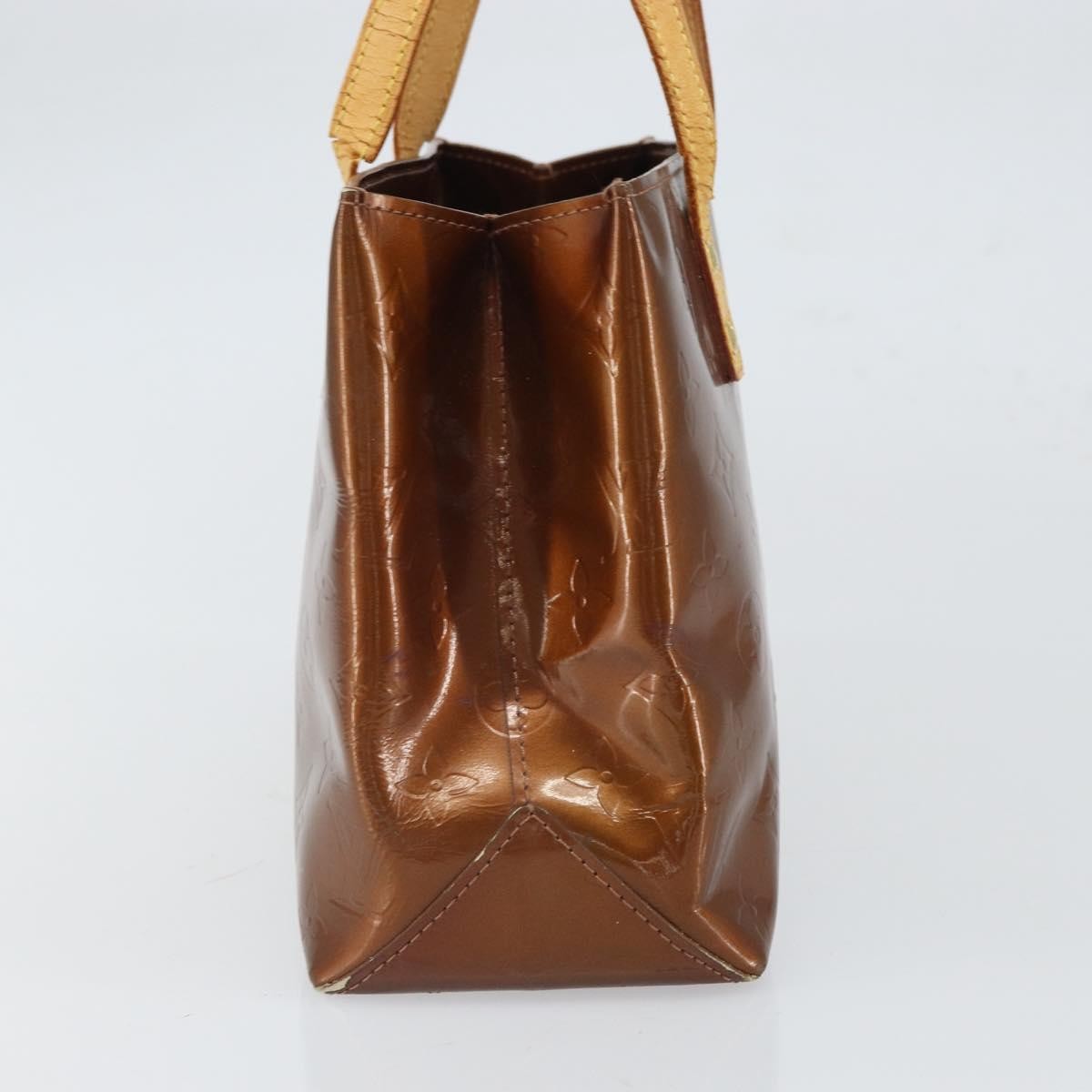 Louis Vuitton Reade Handbag Monogram Vernis Brown Patent_Leather Handbag (Authentic  )