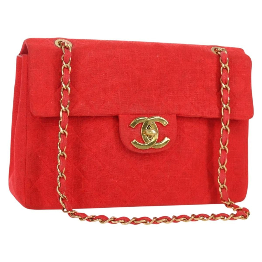 Chanel Flap Shoulder Bag Canvas Multicolour Canvas Handbag ( )