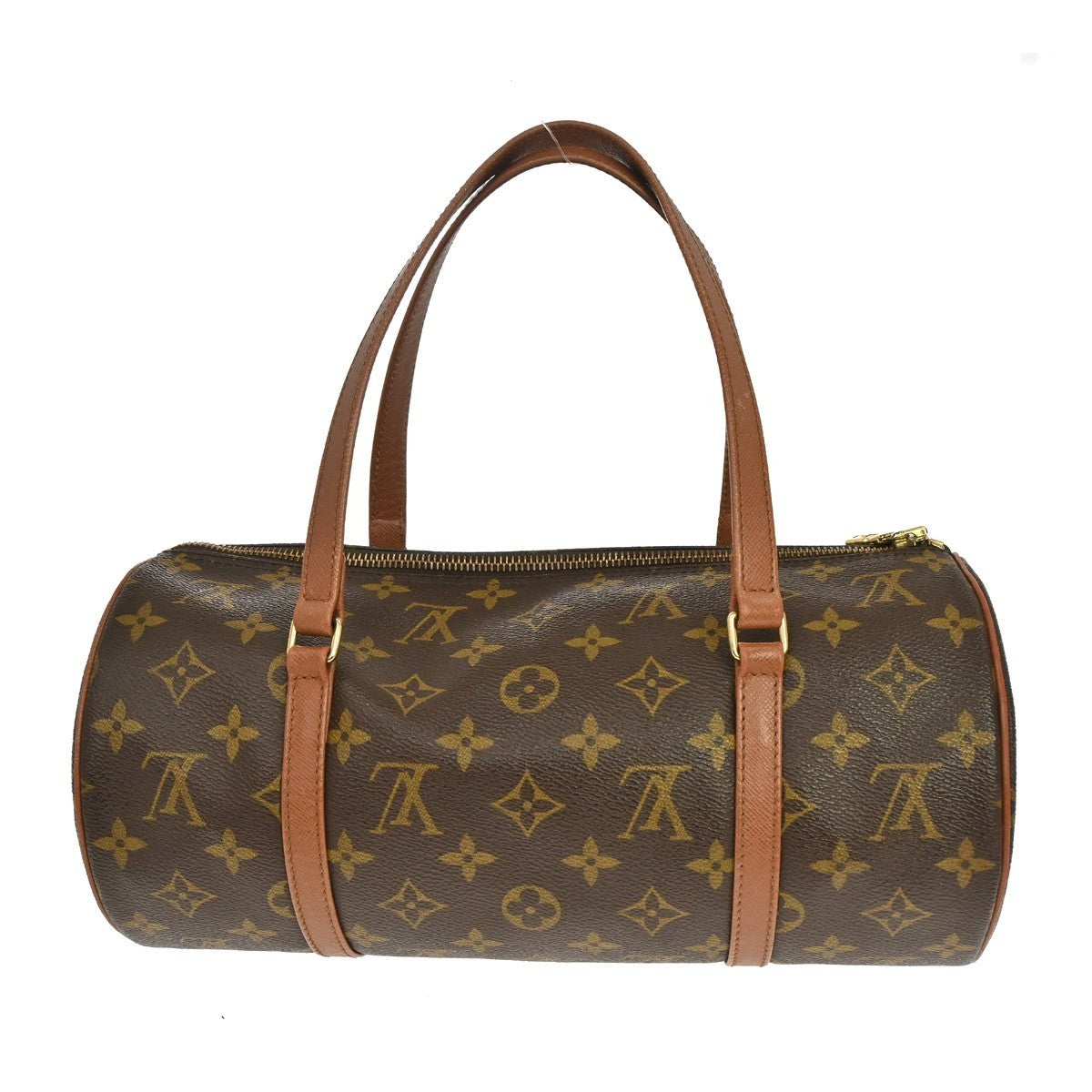 Louis Vuitton Papillon Handbag Monogram Canvas Brown Canvas Handbag ( )