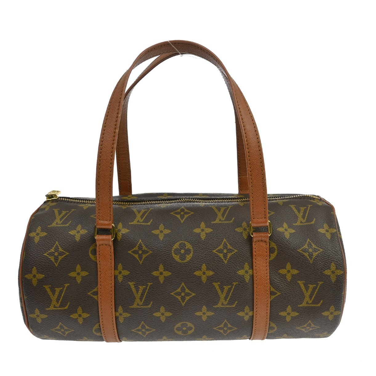 Louis Vuitton Papillon Handbag Monogram Canvas Brown Canvas Handbag ( )
