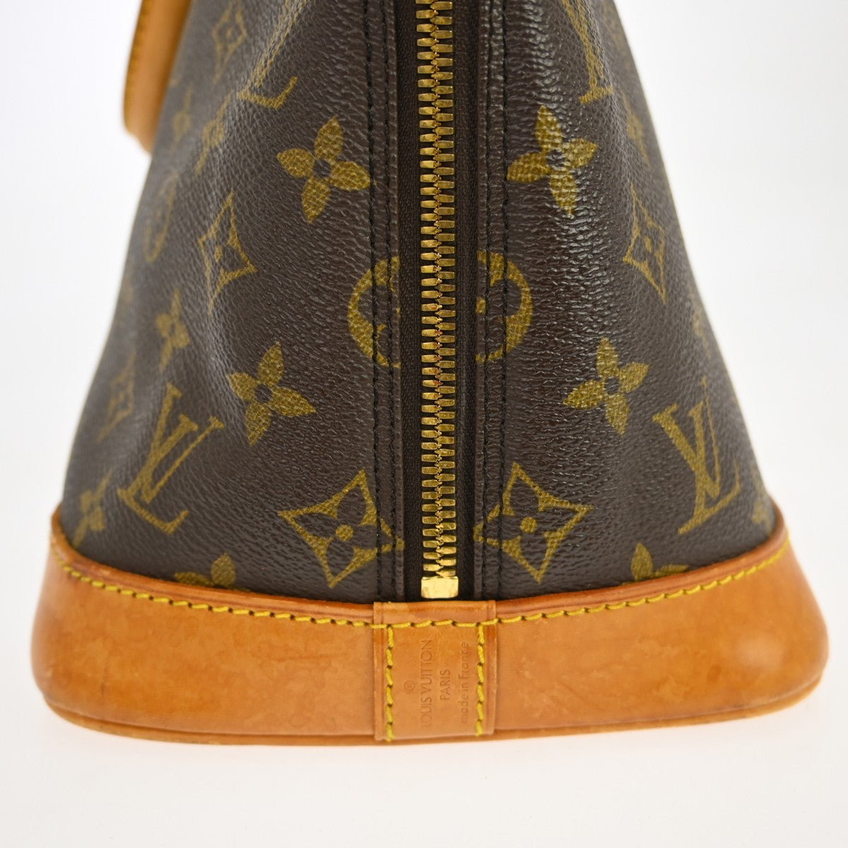 Louis Vuitton Alma Handbag Monogram Canvas Brown Canvas Handbag ( )