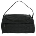 Chanel Travel Line Barrel Bag Nylon Black Nylon Handbag (Authentic  )