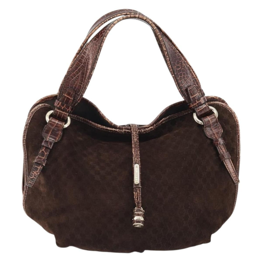 Celine Bittersweet Canvas Brown Canvas Handbag ( )