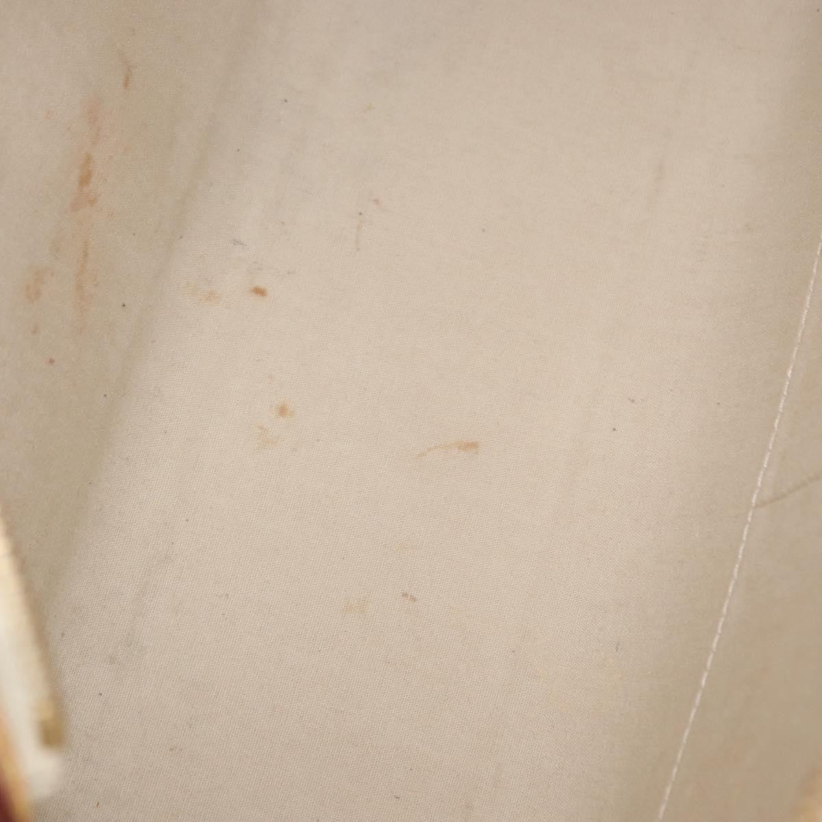 Louis Vuitton Brea Handbag Monogram Vernis Beige Patent_Leather Handbag (Authentic  )