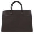 Hermes White Bus Bag Leather Brown Leather Handbag ( )