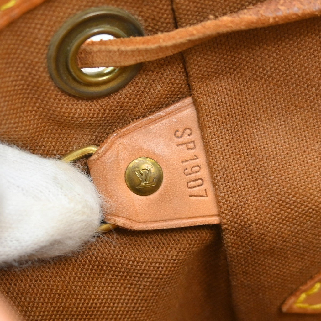 Louis Vuitton Vintage Montsouris Backpack Monogram Canvas Brown Canvas Backpack Bag ( )