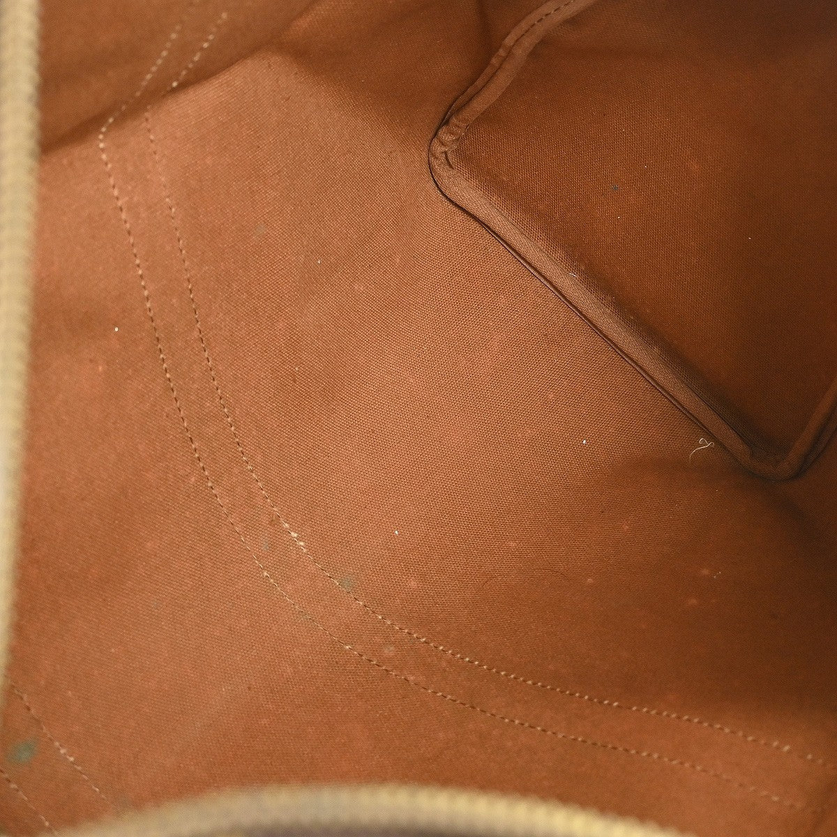 Louis Vuitton Keepall Bag Monogram Canvas Brown Canvas Handbag ( )