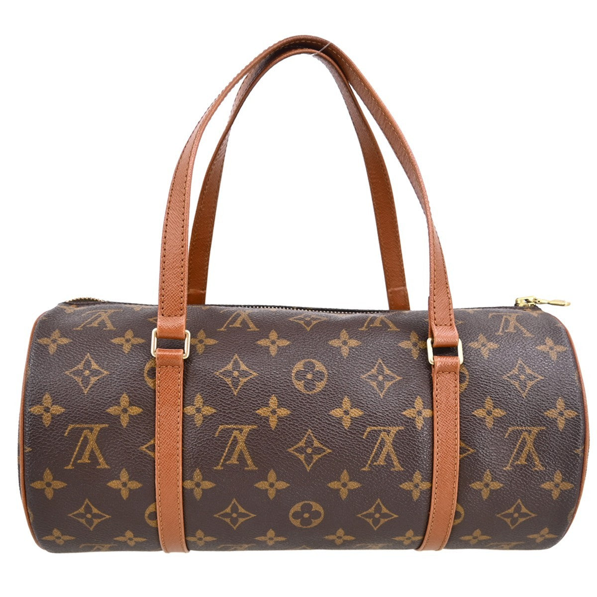 Louis Vuitton Papillon Handbag Monogram Canvas Brown Canvas Handbag ( )