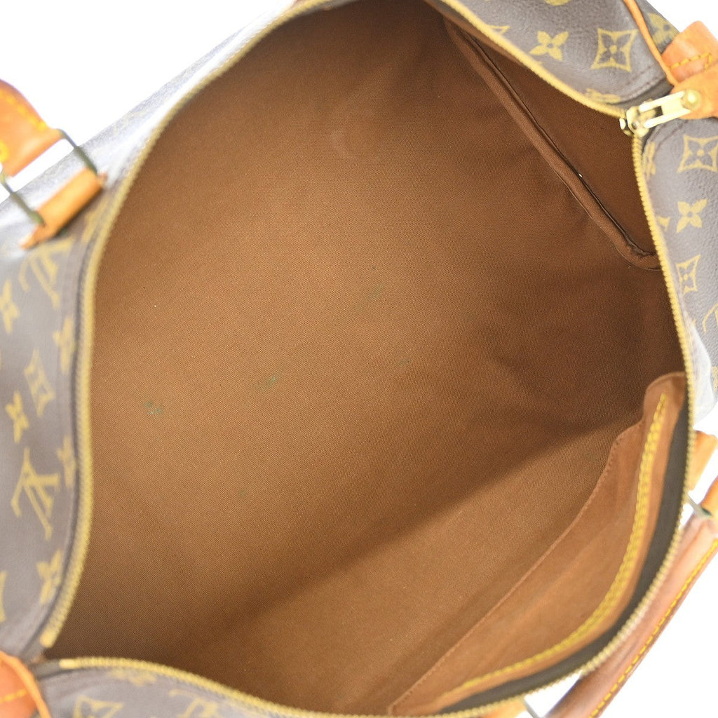 Louis Vuitton Speedy Handbag Monogram Canvas Brown Canvas Handbag ( )
