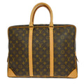 Louis Vuitton Porte Documents Voyage Monogram Canvas Brown Canvas Handbag ( )
