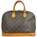 Louis Vuitton Alma Handbag Monogram Canvas Brown Canvas Handbag ( )