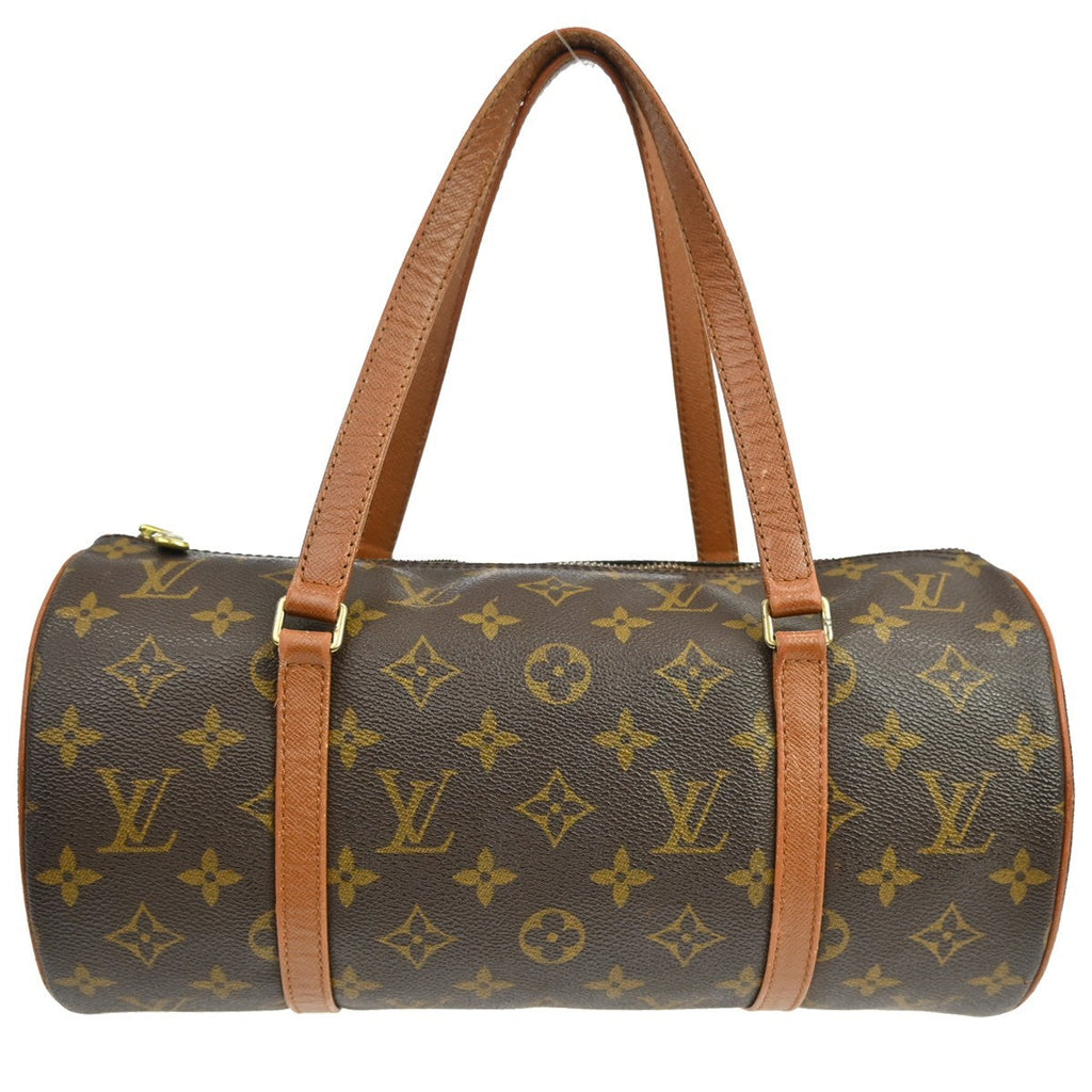 Louis Vuitton Papillon Handbag Monogram Canvas Brown Canvas Handbag ( )