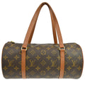 Louis Vuitton Papillon Handbag Monogram Canvas Brown Canvas Handbag ( )