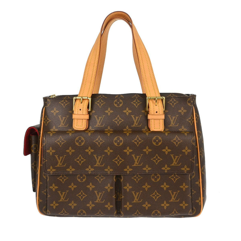 Louis Vuitton Multipli Cite Handbag Monogram Canvas Brown Canvas Handbag ( )