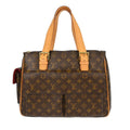 Louis Vuitton Multipli Cite Handbag Monogram Canvas Brown Canvas Handbag ( )