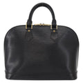 Louis Vuitton Alma Handbag Epi Leather Black Leather Handbag (Authentic  )