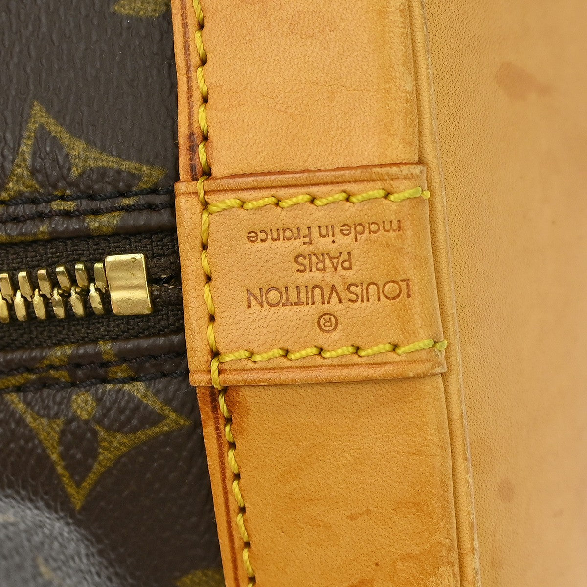 Louis Vuitton Alma Handbag Monogram Canvas Brown Canvas Handbag ( )