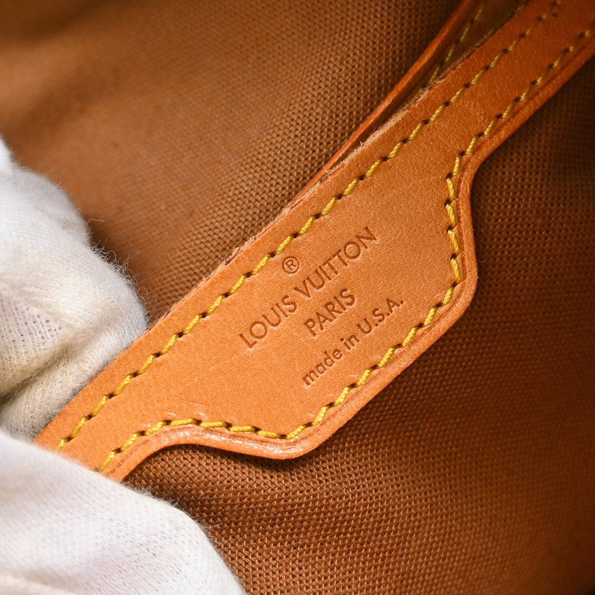 Louis Vuitton Vintage Montsouris Backpack Monogram Canvas Brown Canvas Backpack Bag ( )