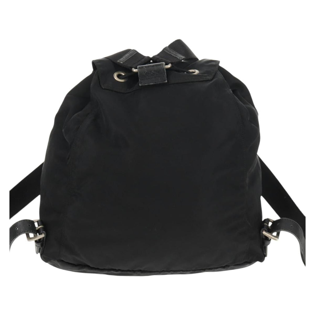 Prada Front Pocket Backpack Tessuto Black Nylon Backpack Bag (Authentic  )
