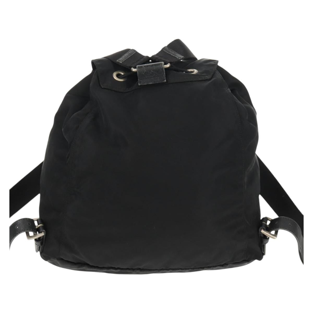 Prada Front Pocket Backpack Tessuto Black Nylon Backpack Bag (Authentic  )