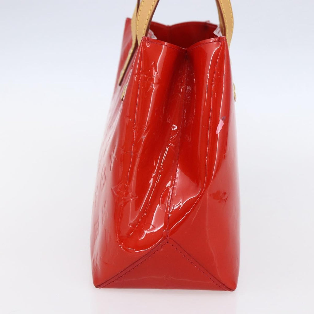 Louis Vuitton Reade Handbag Monogram Vernis Red Patent_Leather Handbag (Authentic  )